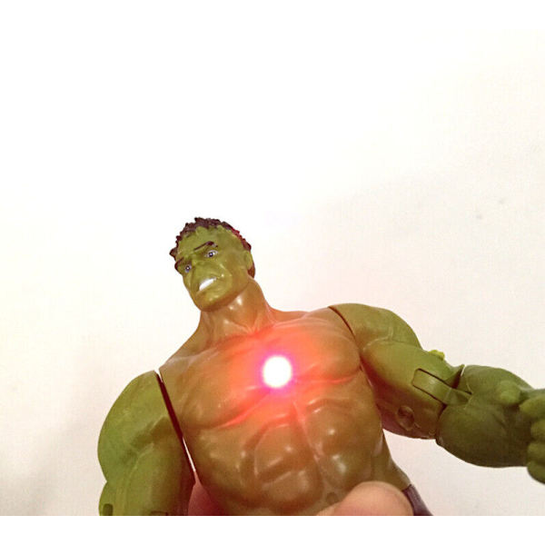 7" Marvel Avengers Super Hero Hulk Thanos PVC Play Toy Action Figure Model Present Hulk