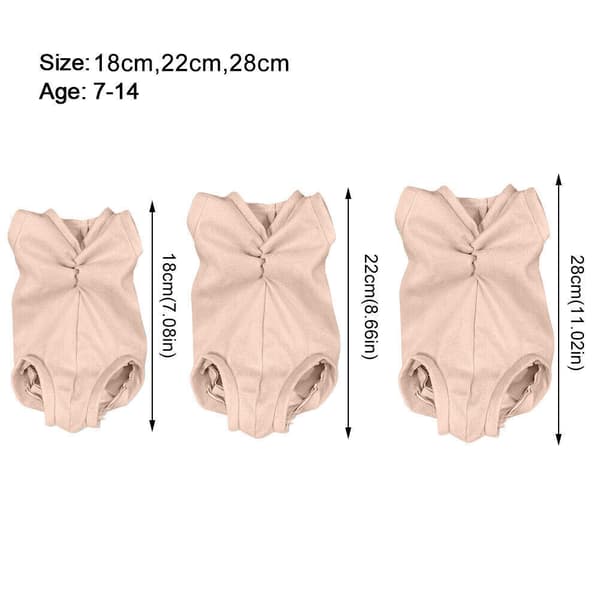 18-28 tum Mjuka Leksaker Reborn Docka Tillbehör Kit Tygkropp Gåva Solid Hem Simulering plysch Sizes 22inch