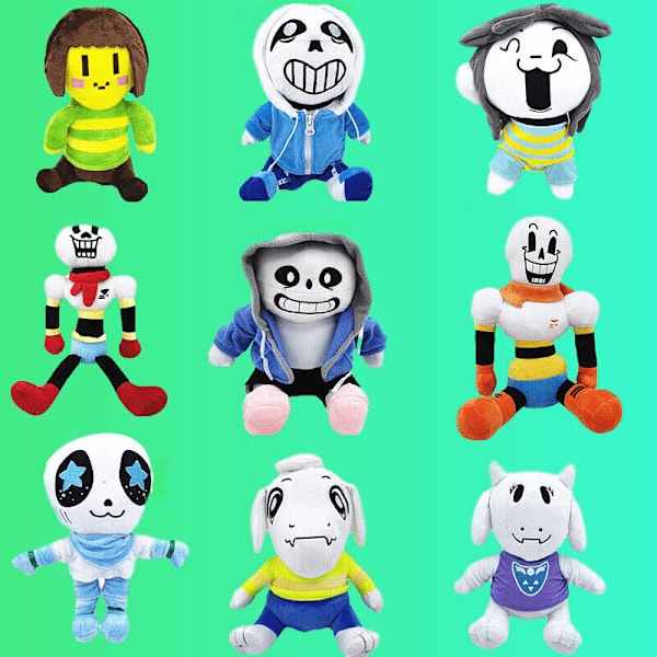Deltarune Undertale Lancer Ralsei Asriel Plysch Figur Leksak Mjuk Fylld Docka Gåva Yujie 30cm