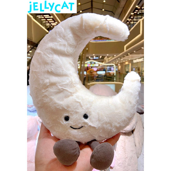 Jellycat Amuseables Måne Medium Plysch Gosedjur Mjuk Söt Present för Bebisar