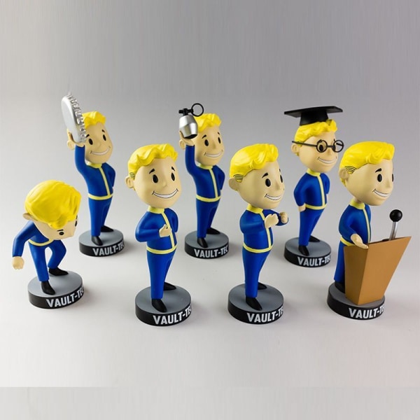 Vault Fallout 4 Boy Bobblehead Gaming Anime Figurer Toys Series Model Collection 4# UNARMED