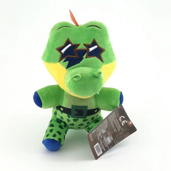 SECURITY BREACH Five Nights at Freddy's FNAF Mjuka Leksaker Plyschdocka för Vuxna Barn Green Dinosaur