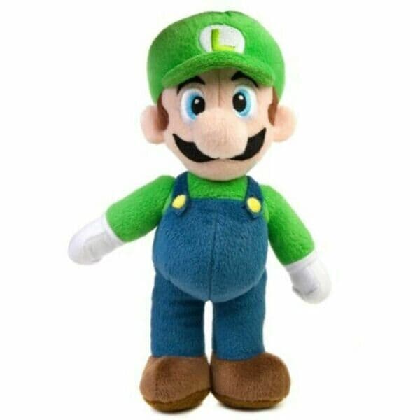 Super Mario Bros Mario / Luigi Serie Plyschleksak Docka Gosedjur Barnpresent Luigi