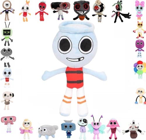 Dandy s World Scraps Goob Spel Plysch Anime Figur Docka Tecknad Leksak Fluffig Gåva Cosmo