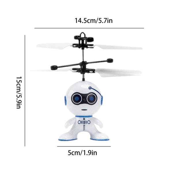Flying Robot MiniDrone Barnleksaker för pojkar Ålder 3 4 5 6 7 8 9 10 år gamla barn