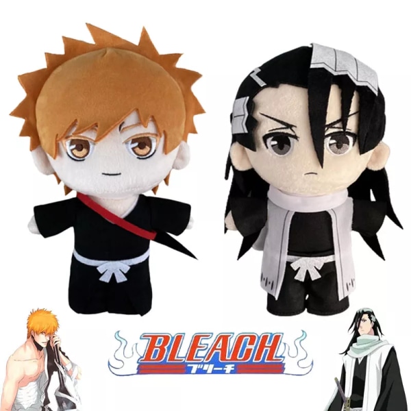 Högkvalitativ Kurosaki Ichigo Kuchiki Byakuya Plyschleksaker-födelsedagsjulgåva för barn Byakuya