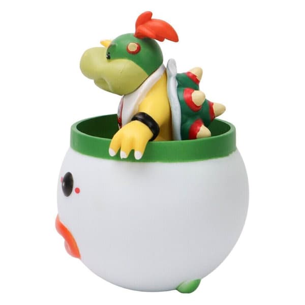 SuperMario Bros Bowser Jr. med Junior Clown Car PVC Figur Leksak Modell Docka Gåva
