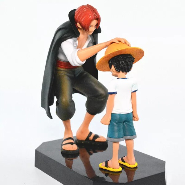 One Piece Anime Figur Four Emperors Shanks halmhatt Luffy Action Sabo Ace Without Box