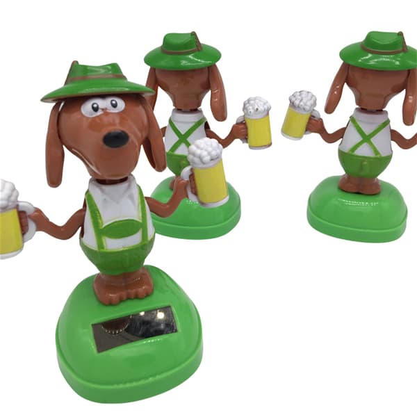 Soldrivna dansfigurer Soldrivna billeksak Dansande hundar Svängleksak