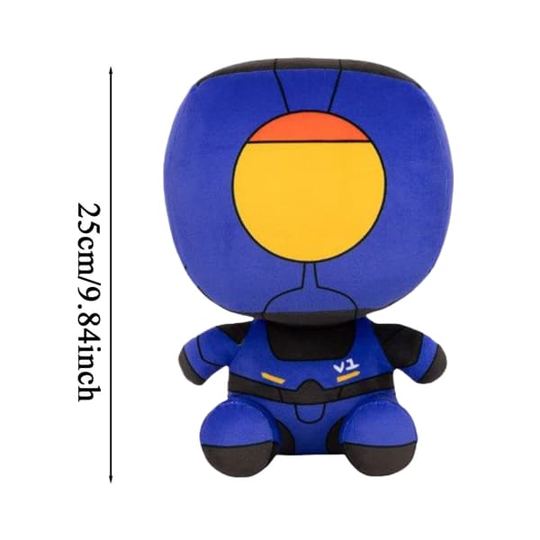 Ultrakill Gabriel Plysch Spelfigur Robotdocka Gosig Robotfigur Plyschdocka blue