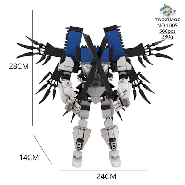 MOC Skibidi Toalett Byggklossar Set Titan Speakerman Cameraman Tvman Klossar 24