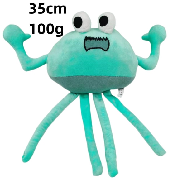 Roligt spel Fyllda plyschdockor för leksakspresenter Green jellyfish