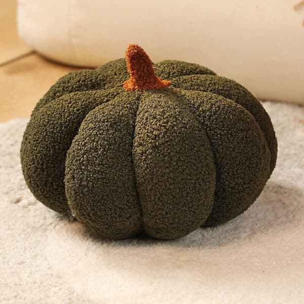 Mjuk Pumpakudde Pumpa Plyschleksak Soffkudde Halloween Dekoration Gåvor U green 30cm