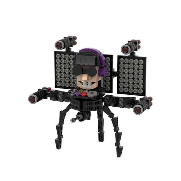 Skibidi Toalettblock Titans Cameraman Titans Speaker Man Building Blocks Figur B