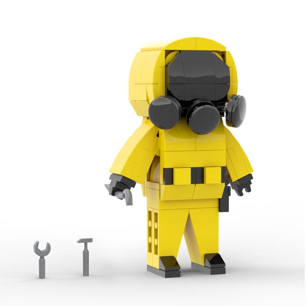 136 st Explorer Escape The Backrooms MOC Byggklossar Skräckspelsfigur Leksak