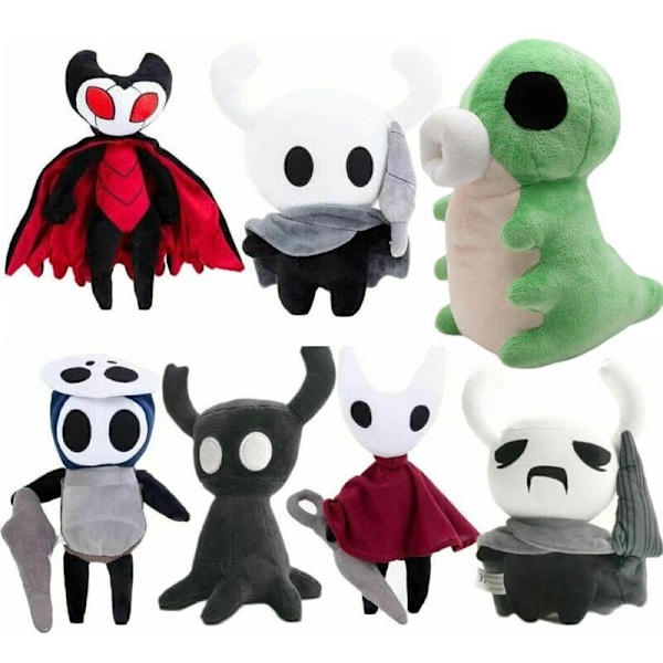 Hollow Knight Plysch Ghost Docka Gosedjur Djur Plyschleksak För Barn Leksak 25CM Ghost
