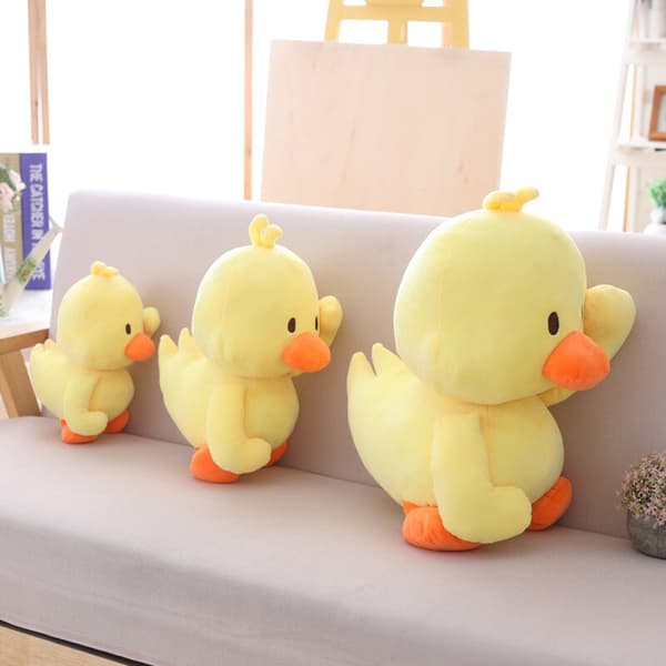 Söt Liten Gul Anka Plyschleksak Mjukt Gosedjur Teddy Docka Barn Julklappar 20cm