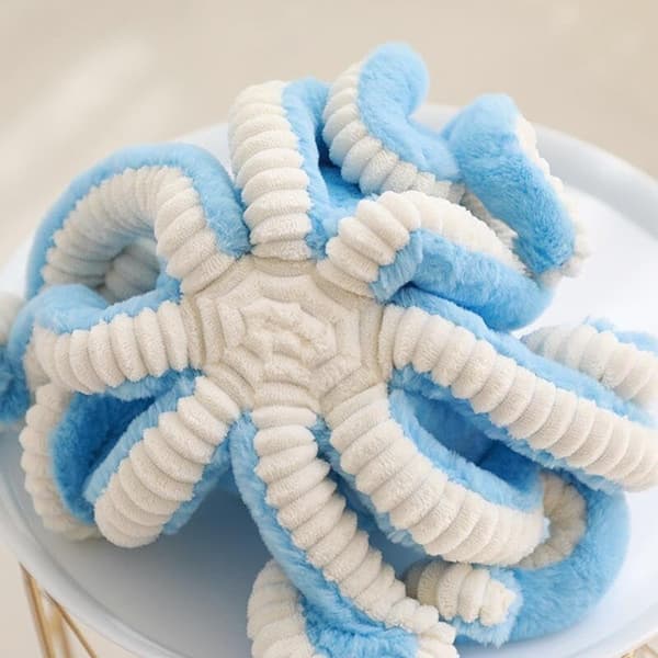 40cm Bläckfisk Plysch Mjuka Leksaker Gosedjur Teddy Docka Kramande Havsdjur Blue