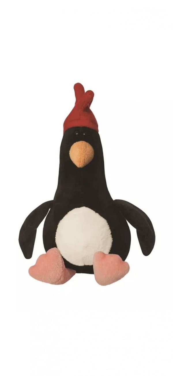 WALLACE & GROMIT - FEATHERS MCGRAW 6 034 PLYSCH NY MED ETIKETTER MJUKISDJUR