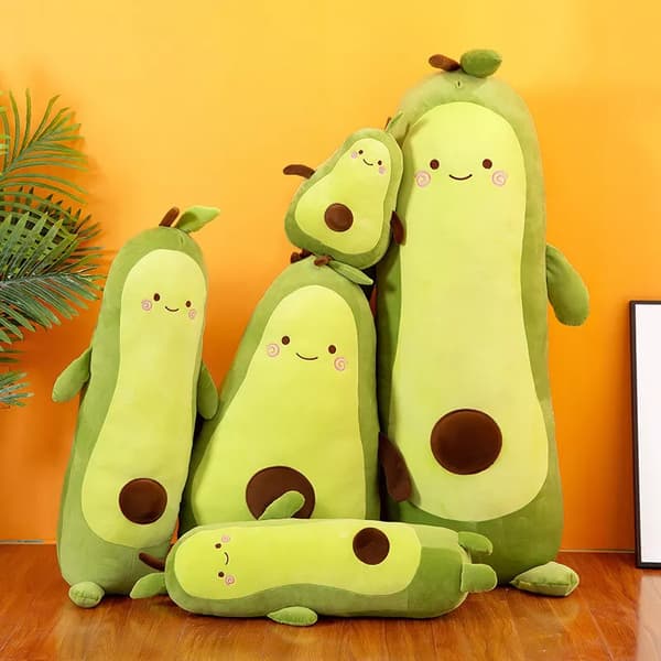 Avokadokudde Perfekt matplyschleksakpresent för flickor, pojkar Doll 90cm/35.4