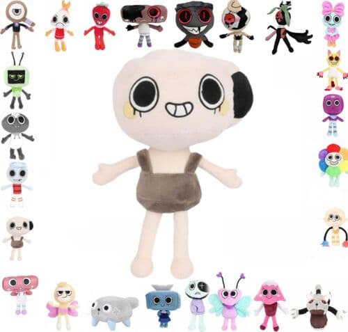 Dandy s World Scraps Goob Spel Plysch Anime Figur Docka Tecknad Leksak Fluffig Gåva Vee
