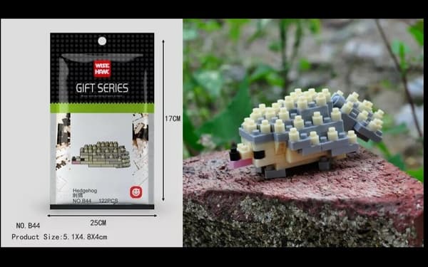Mini Nano Micro Diamant Djur Byggklossar. Pedagogiska. Gör-det-själv. Gåva/Leksak. Lager Mammoth 123pcs