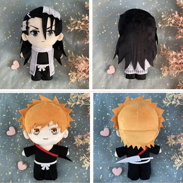 Högkvalitativ Kurosaki Ichigo Kuchiki Byakuya Plyschleksaker-födelsedagsjulgåva för barn Byakuya