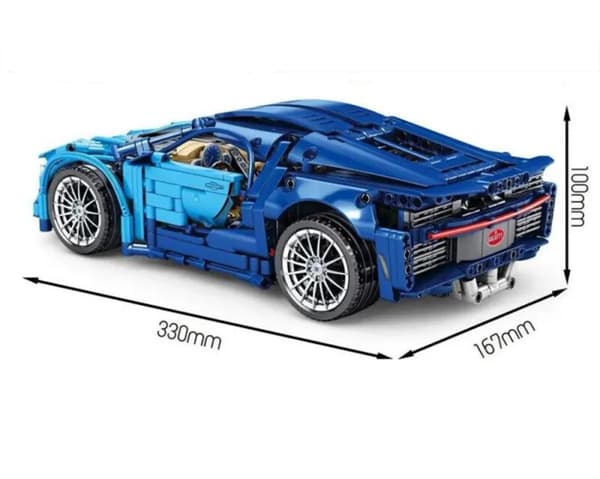 Byggklossar Bil Teknik Racerbil Byggsats Lamborghini Helt Ny Förseglad Bugatti
