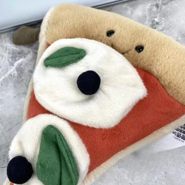 Nyhet JellyCat Amuseables Pizza Slice Mjukisdjur Med Etiketter Intakta plysch
