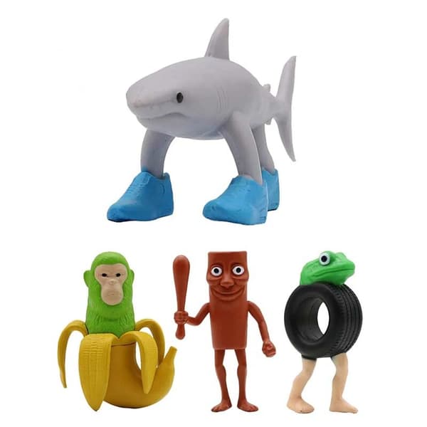 Tralalelo Tralala Figurin Dockleksaker Skrivbordsdekoration Modell Prydnad Gåva Set D (12 styles)