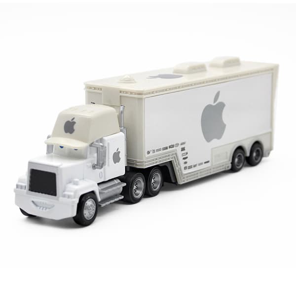 Disney Pixar Bilar Och Plan Lot Blixten 1:55 Diecast Modell Leksaker Gåva Lös Bil Truck-84 Apple - White
