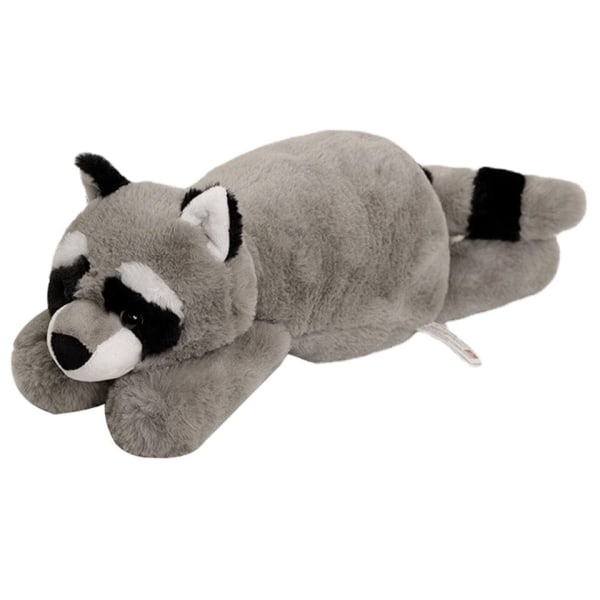 Viktade gosedjur gosedjur, räv krokodil sengångare Squishy plyschleksak Raccoon 45cm