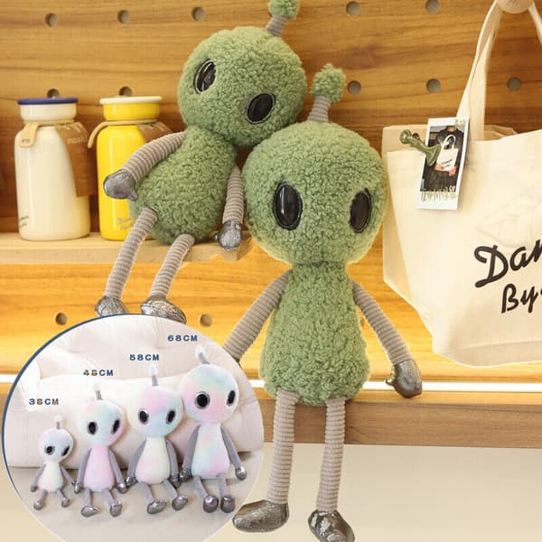 Söt E.T Docka Alien Plysch Gosedjur Mjuk Leksak Monster Tecknad Docka för Barn Present Multicolour 68cm