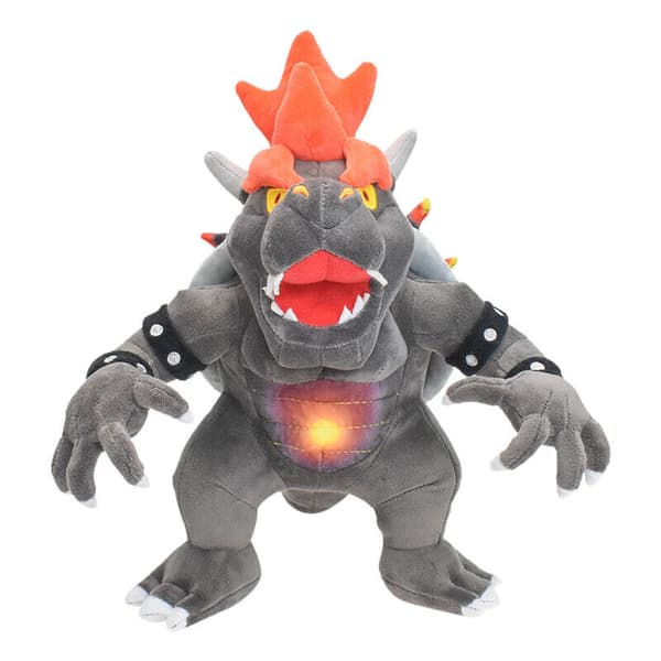 12 Super Mario Bros Fury Bowser plyschleksaker fyllda docka Födelsedagsjulpresent
