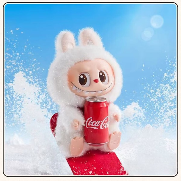 Labubu The Monsters POPMART Coca-Cola Plyschleksak (1 Blind Box) Figur Barnpresent
