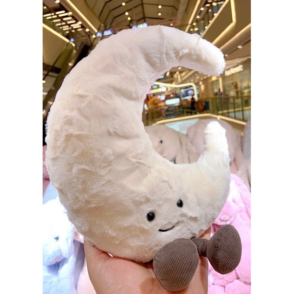 Jellycat Amuseables Måne Medium Plysch Gosedjur Mjuk Söt Present för Bebisar