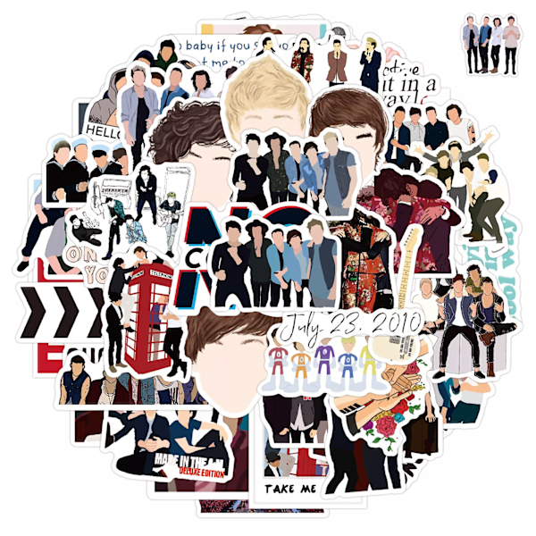 50 st One Direction Niall Liam Harry Louis Tomlinson Scrapbook Graffiti Stickers