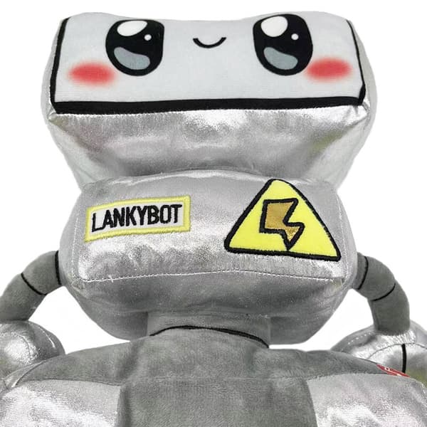 LANKYBOT Mjukisdjur Robot Maskineri Gosedjur Docka Plysch Present Lanky Box