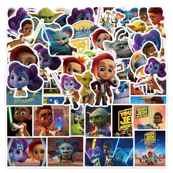 50X Star Wars Young Jedi Adventures TV ids Tonåringar Scrapbook Graffiti Stickers
