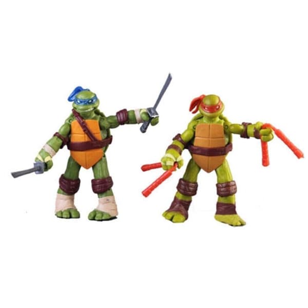 4 st Teenage Mutant Ninja Turtles Actionfigurer Leksaker TMNT Barnleksak Födelsedagspresent