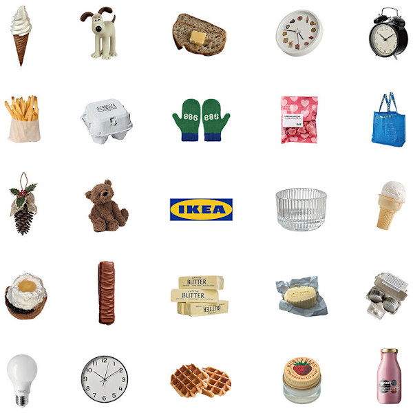 50st IKEA Stickers Skåp Söt Heminredning Kylskåp Kök Matlagning Mat