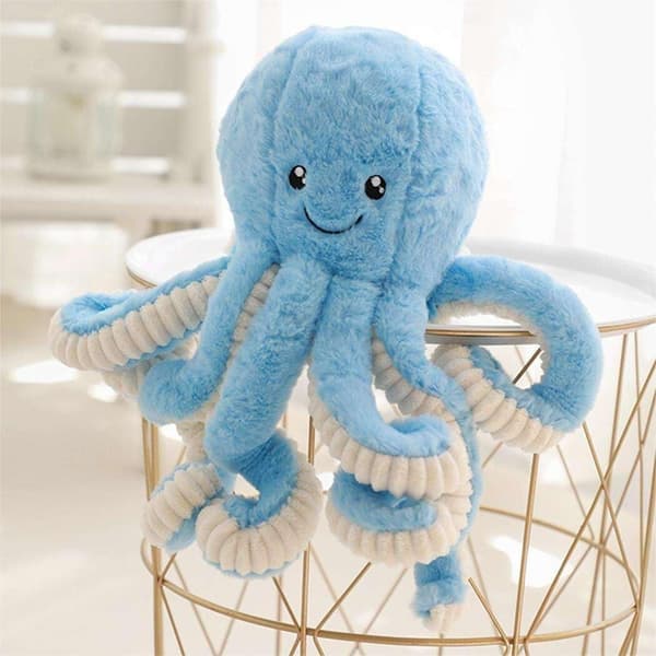 40cm Bläckfisk Plysch Mjuka Leksaker Gosedjur Teddy Docka Kramande Havsdjur Purple