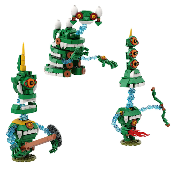 MOC Guard Shield Soldat Byggklossar The Legend of Zelda DIY-klossar Barnpresent 251 pcs