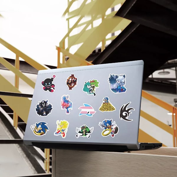 50 nya Sonic The Hedgehog Stickers Videospel PS5 Mobile Iphone Decal Game PS5