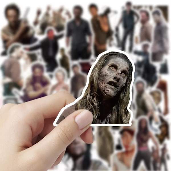 50X The Walking Dead TV Zombie Negan Rick Stickers Suvival Apocalypse Show Game