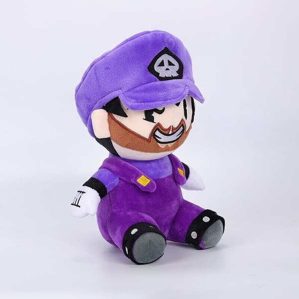Mario SMG4 Super Bros Animation Lila fylld plysch tecknad docka actionfigur Purple