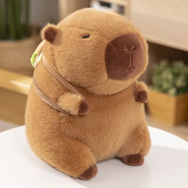 Med Hamburg Simulering Capybara Plyschleksak Capybara stoppade dockor Heminredning 33cm