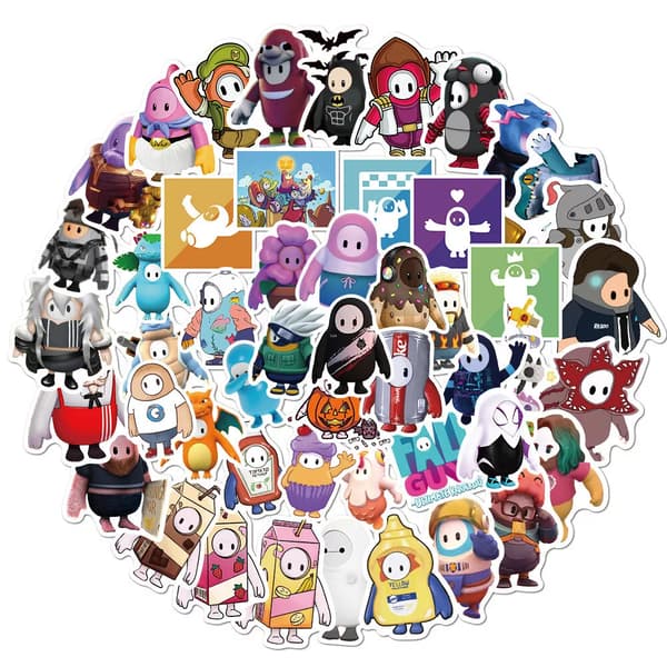 50 st Ny höst killar ultimata knockout Steam Game Stickers PC Laptop PS5 NS Xbox