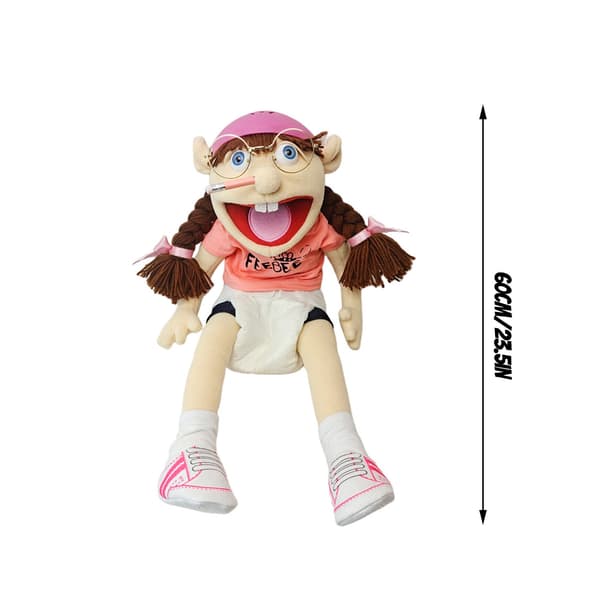 1-2 st Rolig Plyschleksak Tecknad Spel Gosedjur Julklapp Handdocka· mjuk A (1PC) Hand Puppet