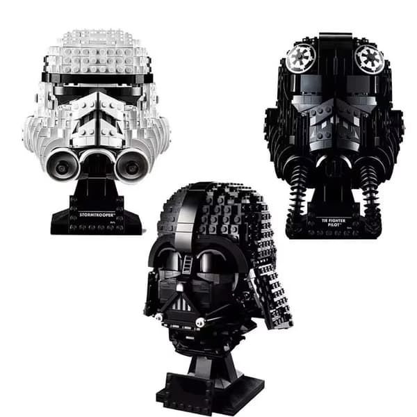 Star Wars Stormtrooper Hjälm MOC Byggkloss Set Star Wars Monteringsklossar 99026 No box